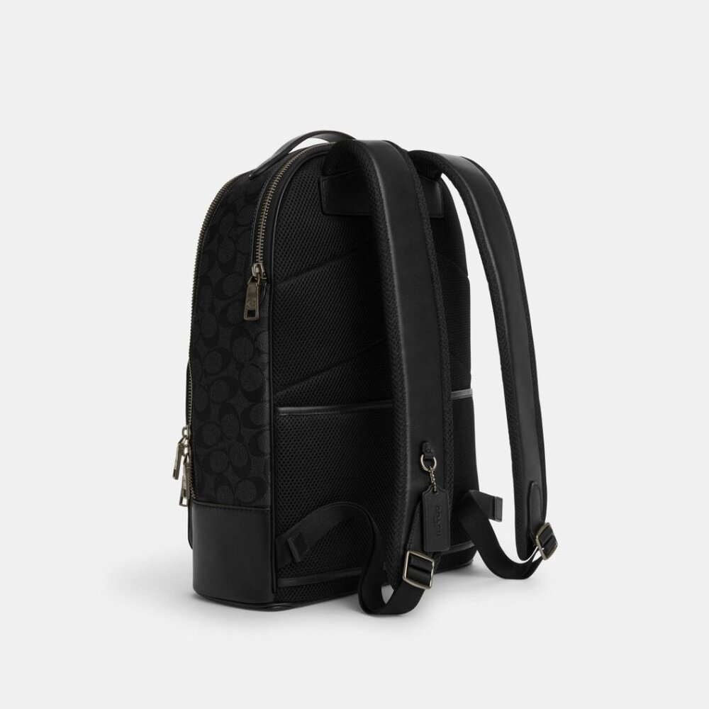 Ethan Backpack In Signature Canvas - Picture 2 of 3
